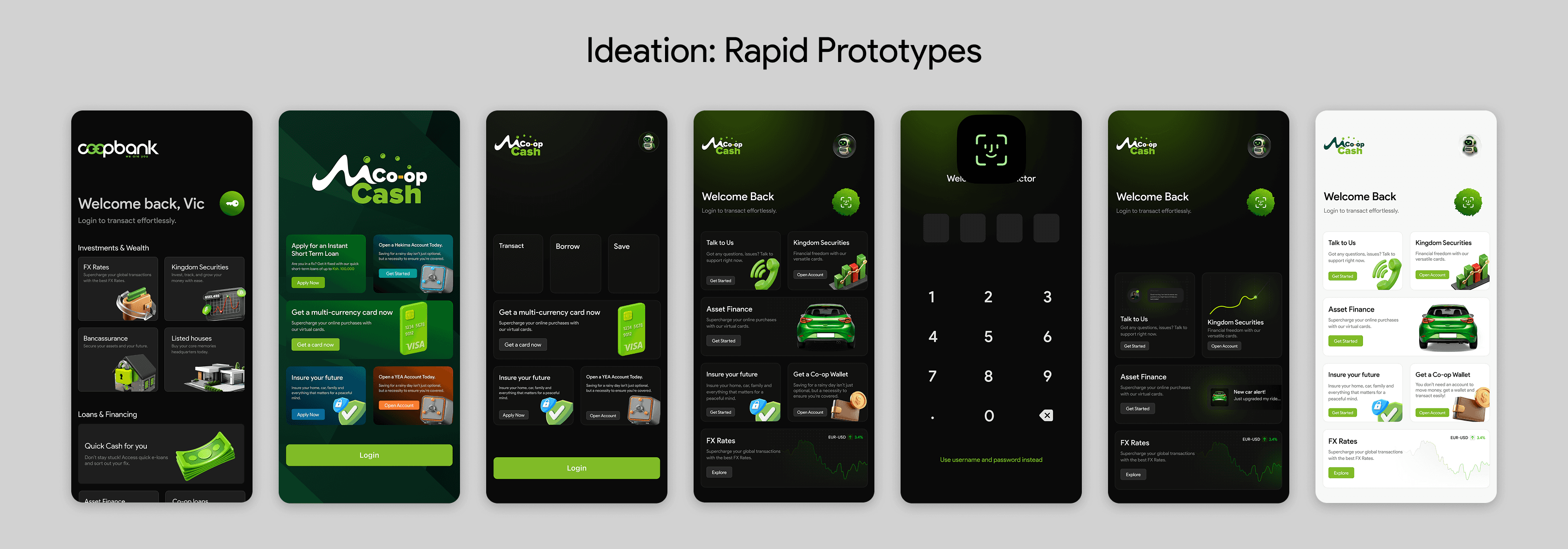 Hand-drawn layout concepts