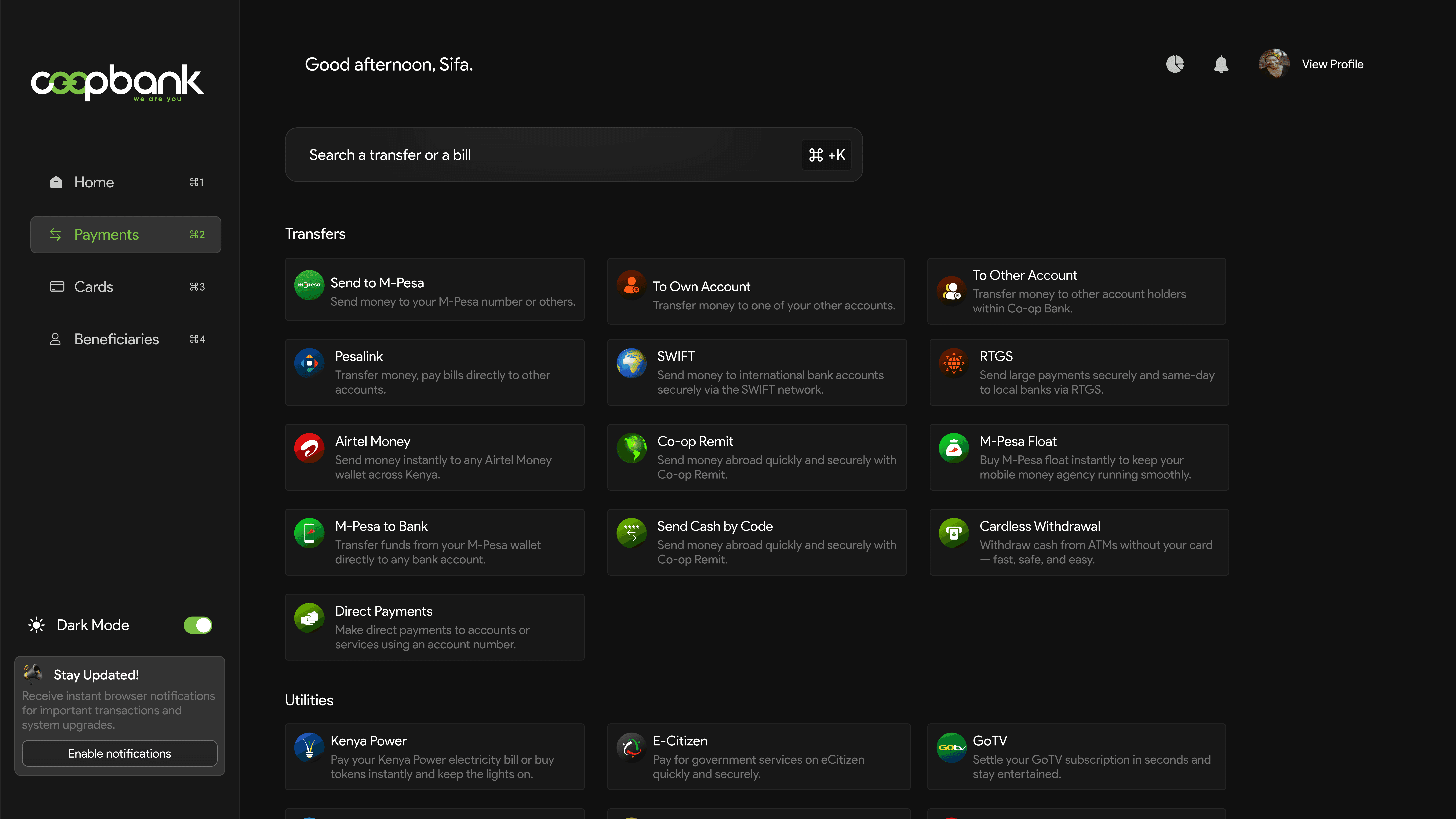 Completed High-Fidelity Bento Dashboard